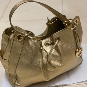 Gold MK purse